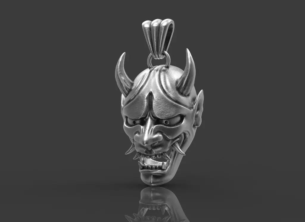 Pendant Oni 3D print model_0