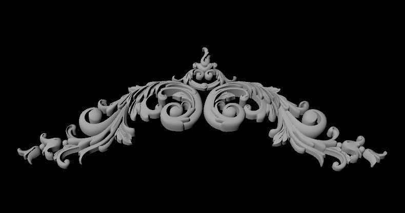 dekor ornate design 3D model_1