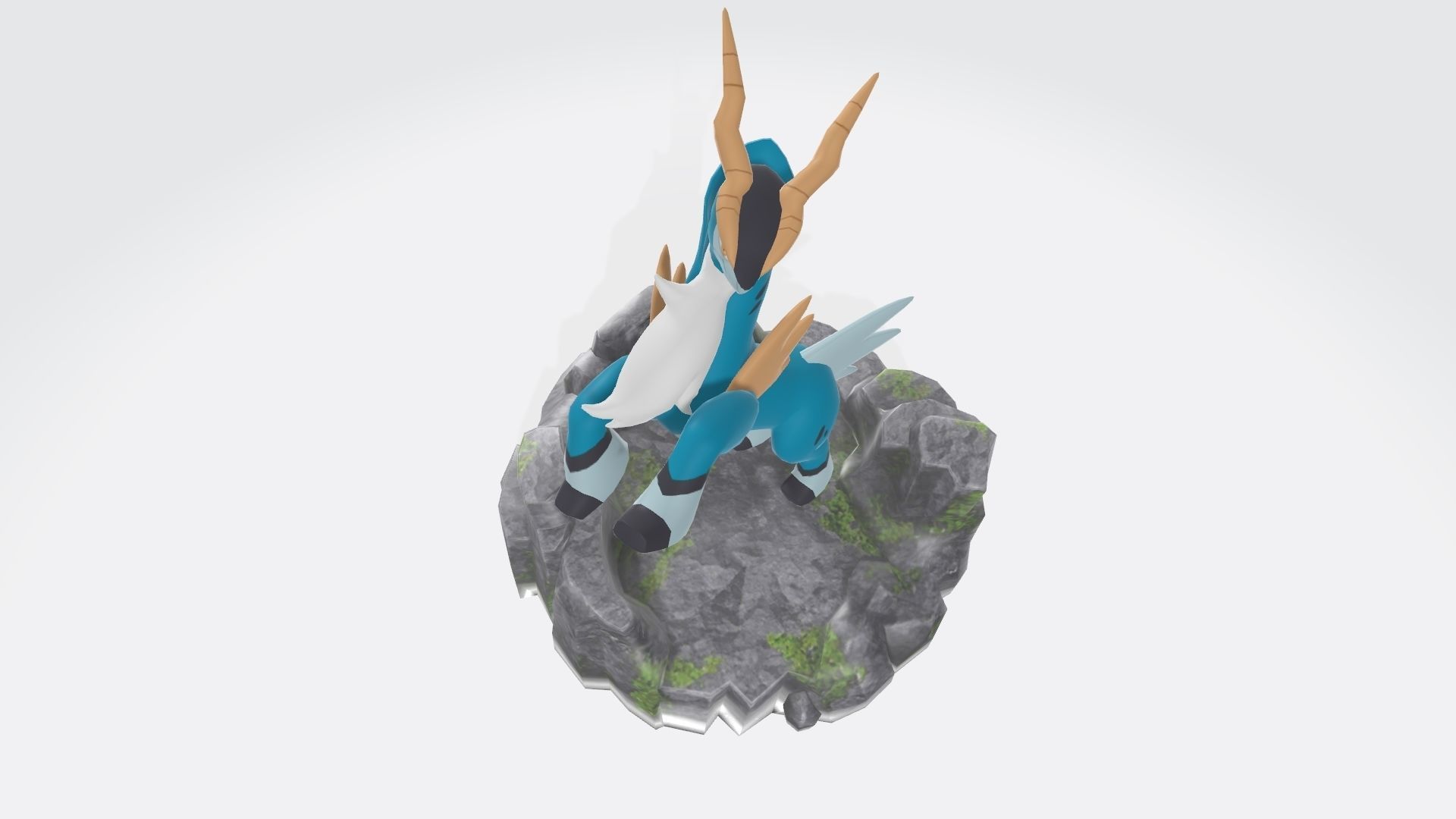 Cobalion dragon 3D print model_4