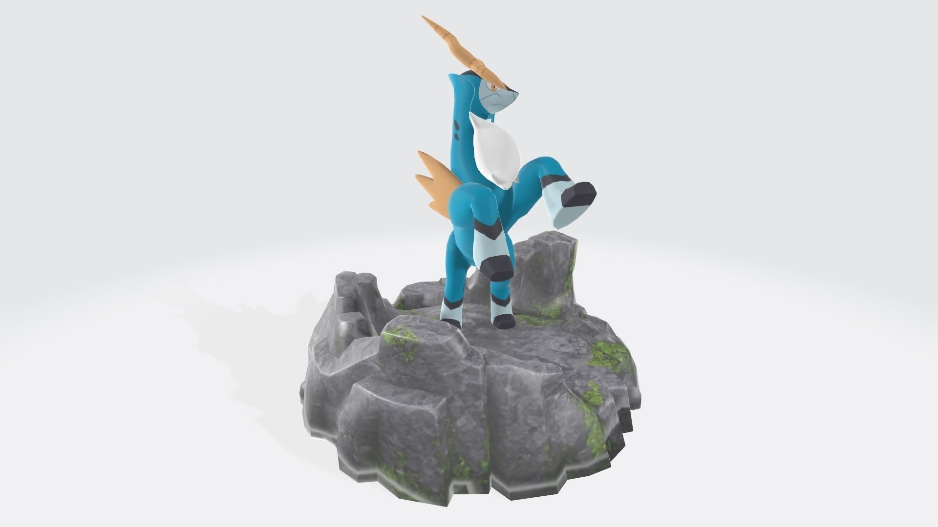 Cobalion dragon 3D print model_3