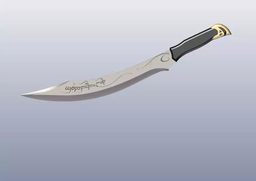 ARAGORN KNIFE 3D print model