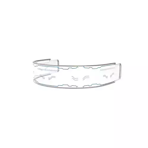 Future Technology Glasses v1 001 Low-poly 3D model