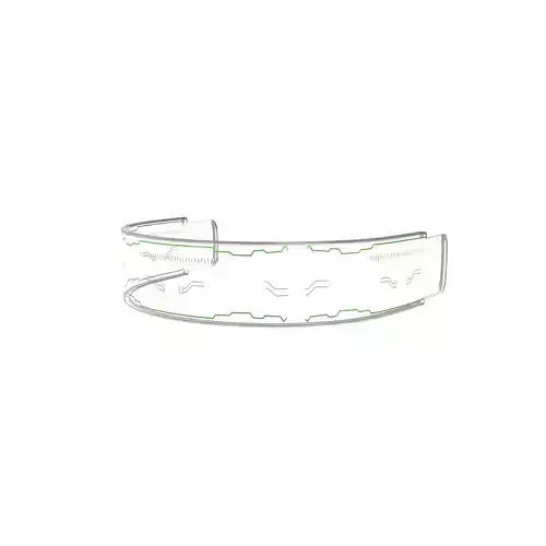 Future Technology Glasses v1 003 Low-poly 3D model