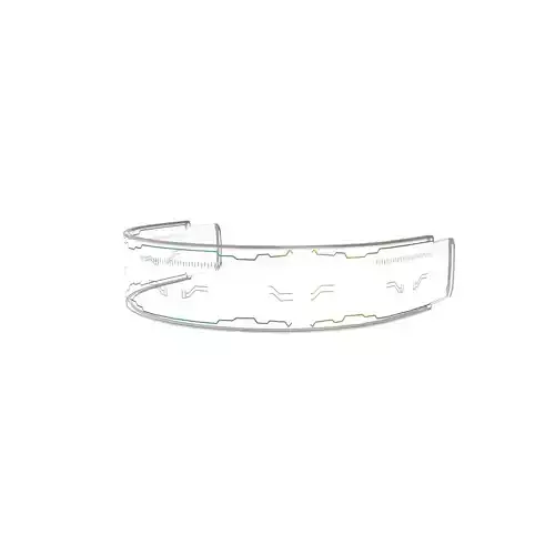 Future Technology Glasses v1 005 Low-poly 3D model