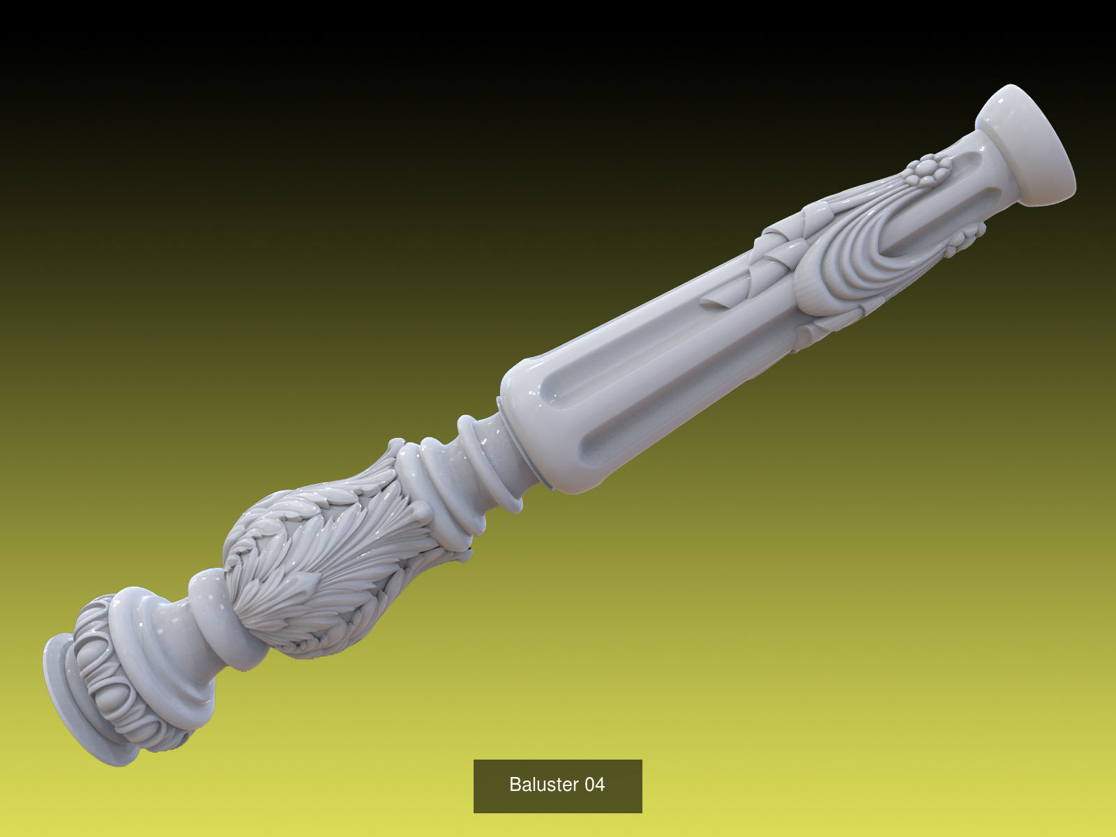 Wholesale sale of balusters 3D Model Collection_12
