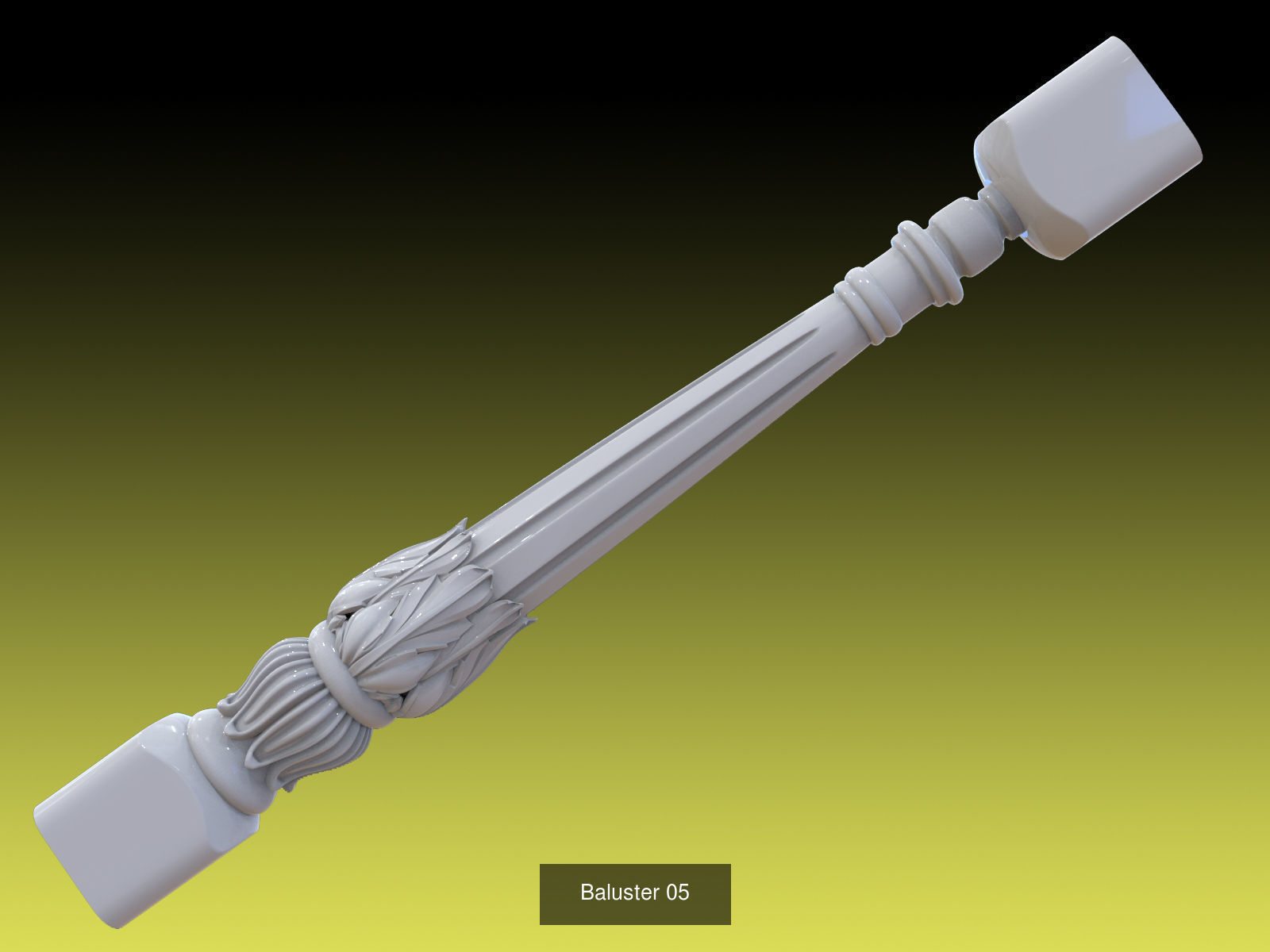 Wholesale sale of balusters 3D Model Collection_13