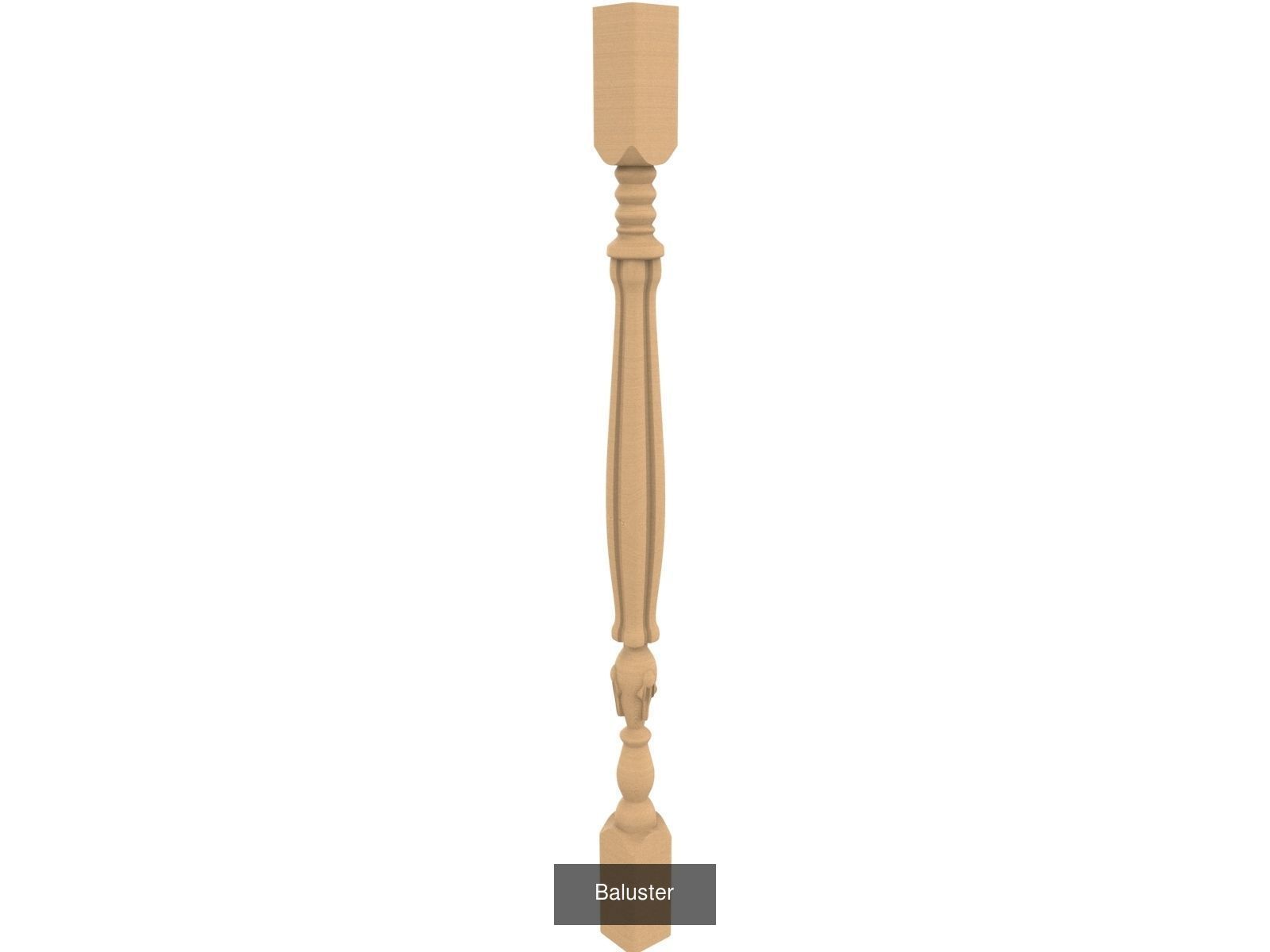 Wholesale sale of balusters 3D Model Collection_5