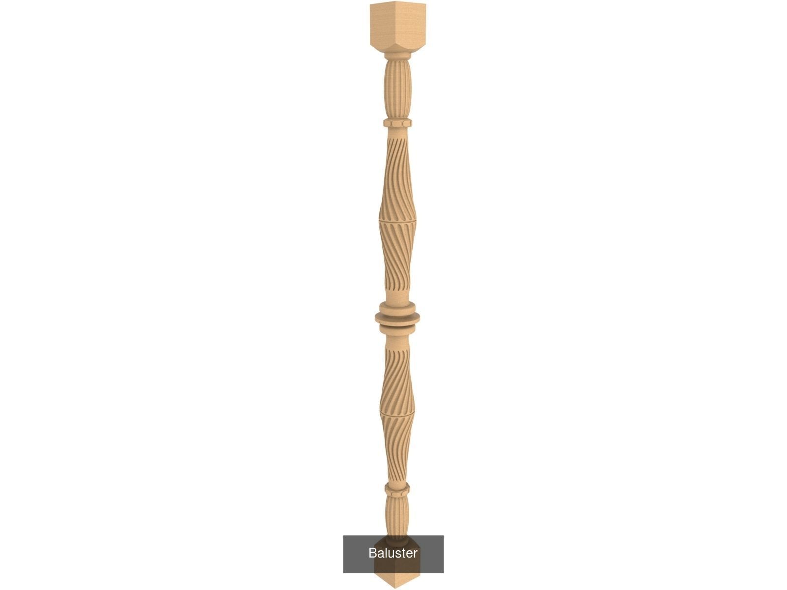 Wholesale sale of balusters 3D Model Collection_8