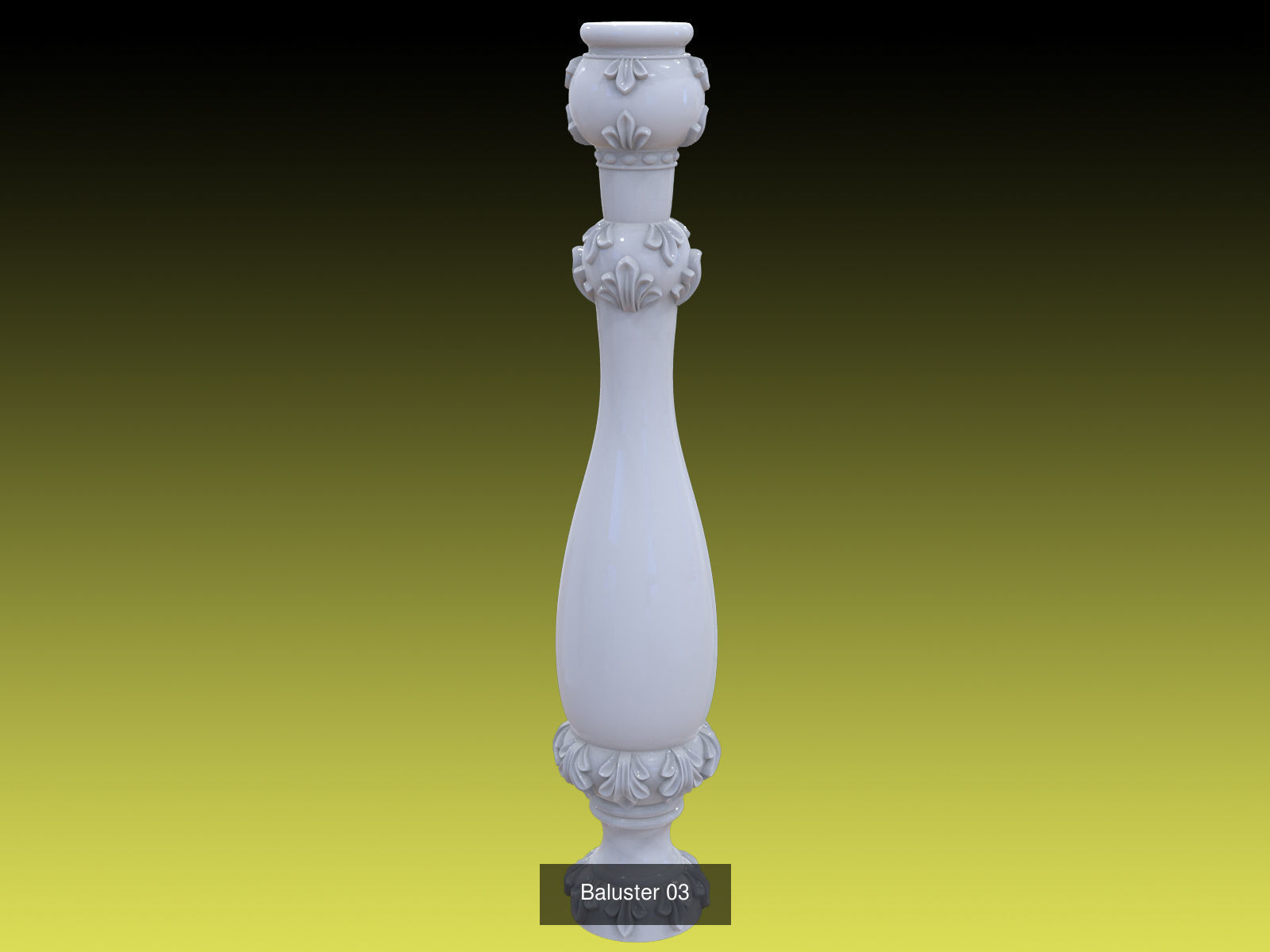 Wholesale sale of balusters 3D Model Collection_11