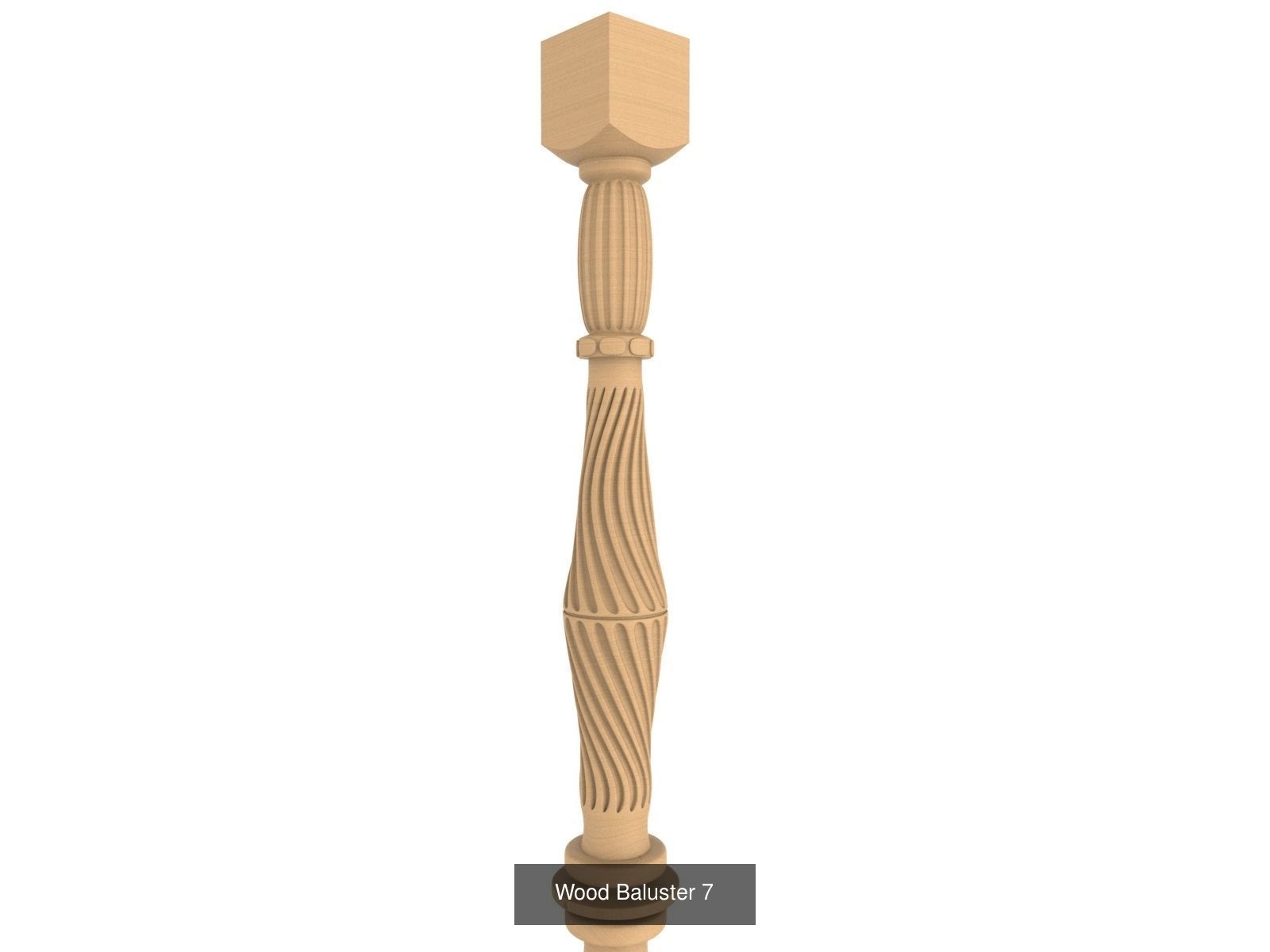 Wholesale sale of balusters 3D Model Collection_7