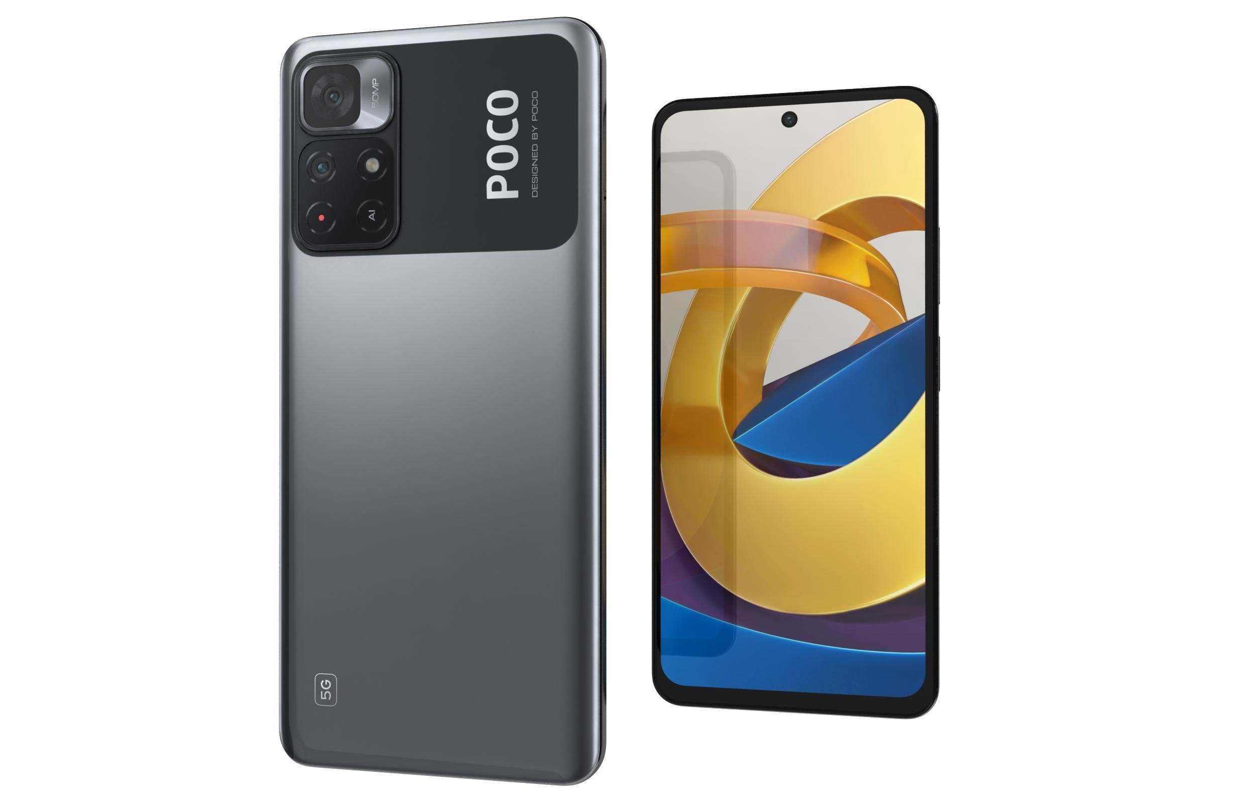 Xiaomi Poco M4 Pro Power Black 3D model_7