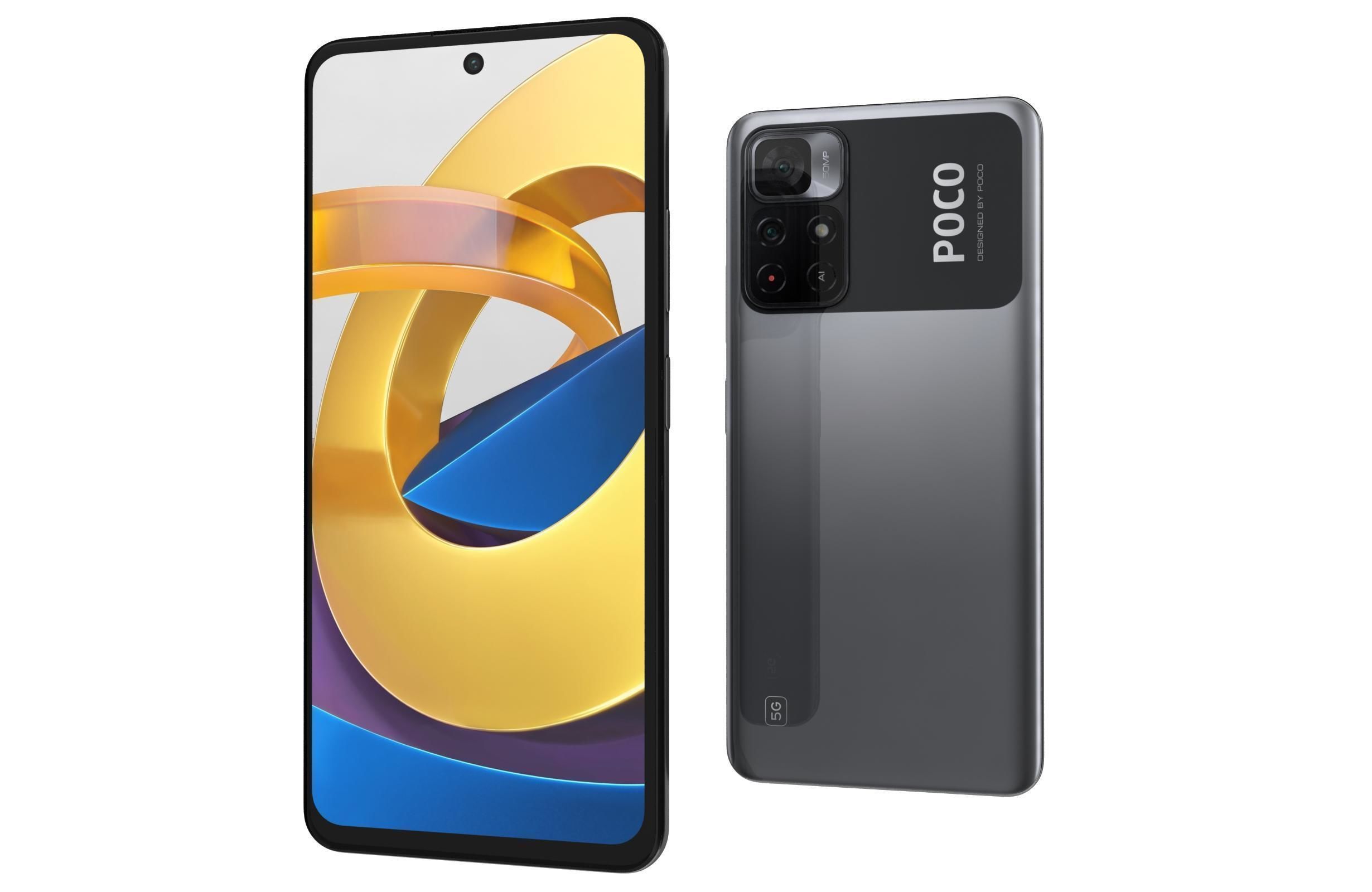 Xiaomi Poco M4 Pro Power Black 3D model_6