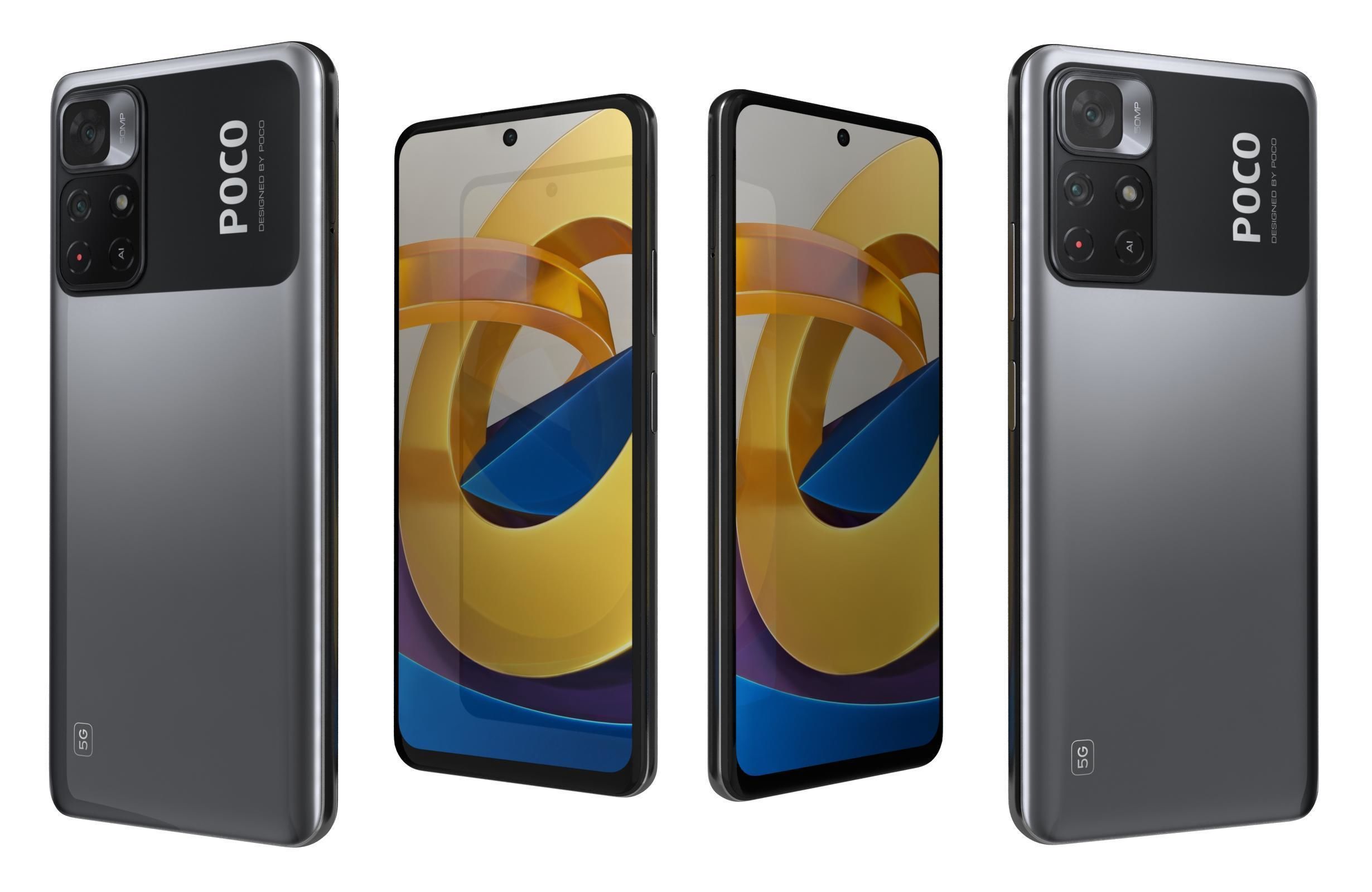 Xiaomi Poco M4 Pro Power Black 3D model_3