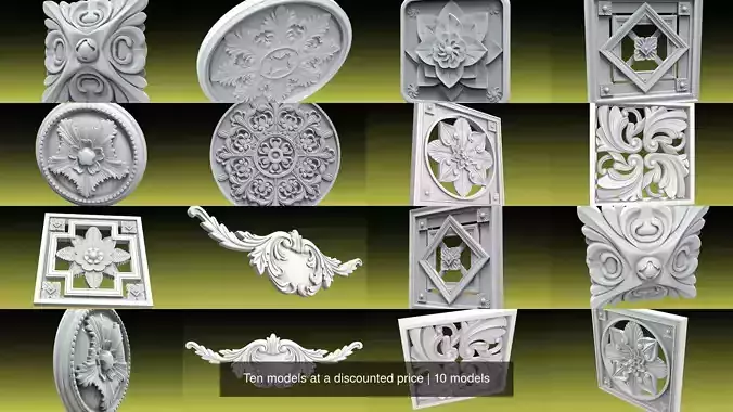 Ten models at a discounted price 3D Model Collection