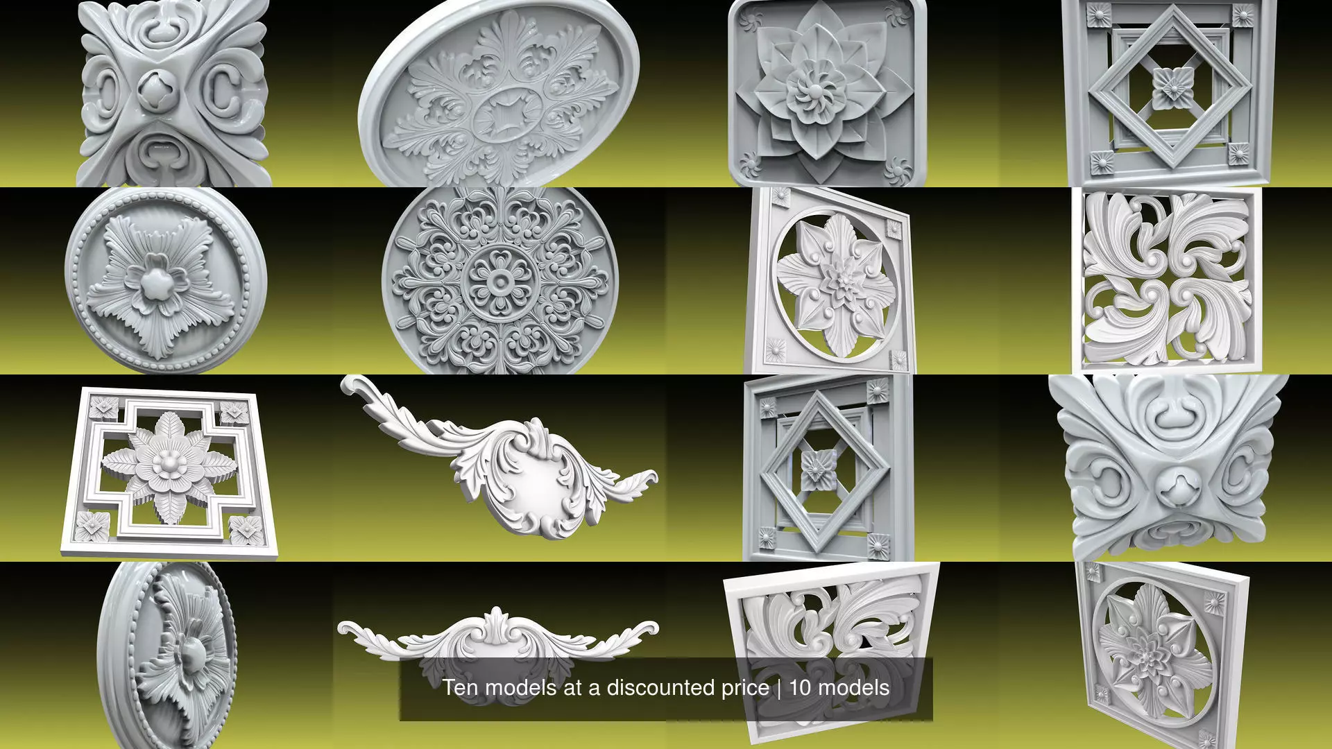 Ten models at a discounted price 3D Model Collection_0