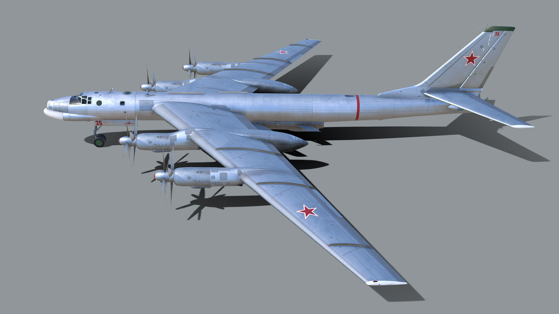 Tupolev Tu-95K Bear-B 3D model_10