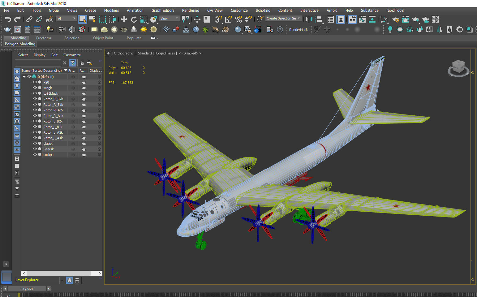 Tupolev Tu-95K Bear-B 3D model_16