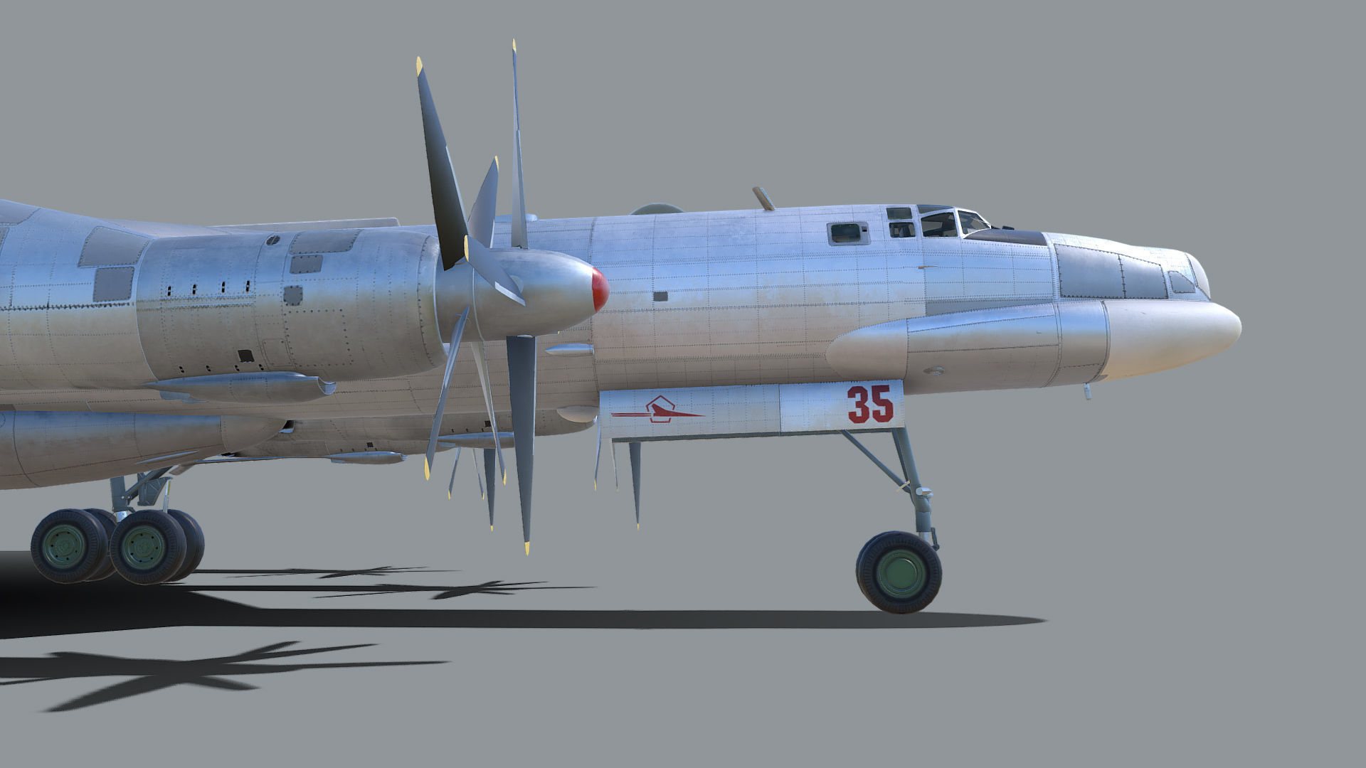 Tupolev Tu-95K Bear-B 3D model_7