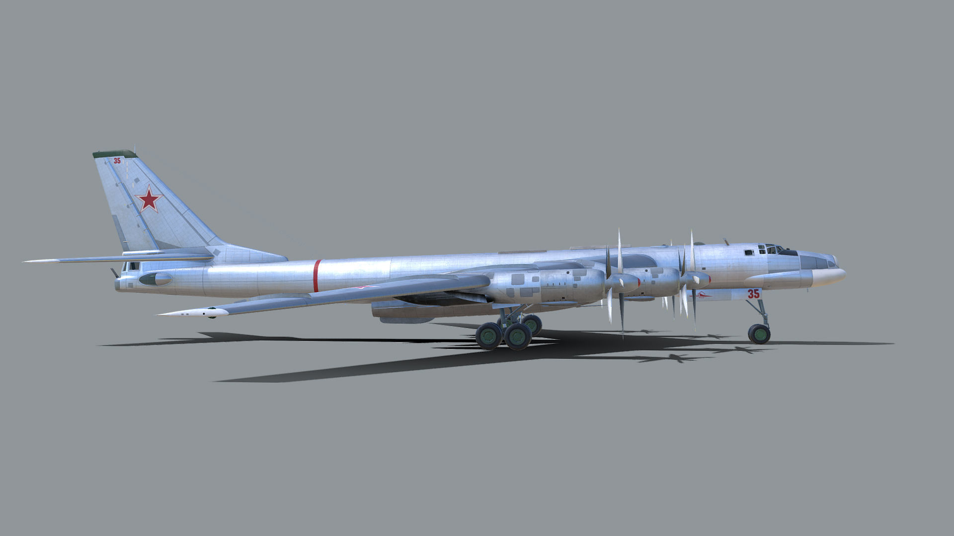 Tupolev Tu-95K Bear-B 3D model_9