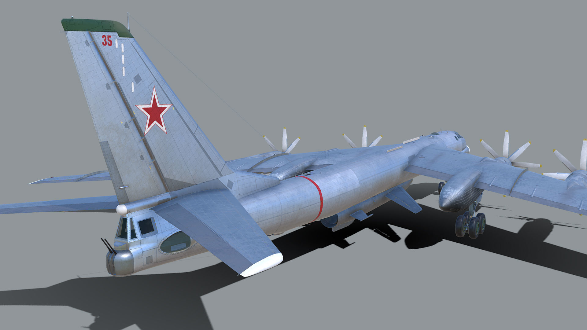 Tupolev Tu-95K Bear-B 3D model_2