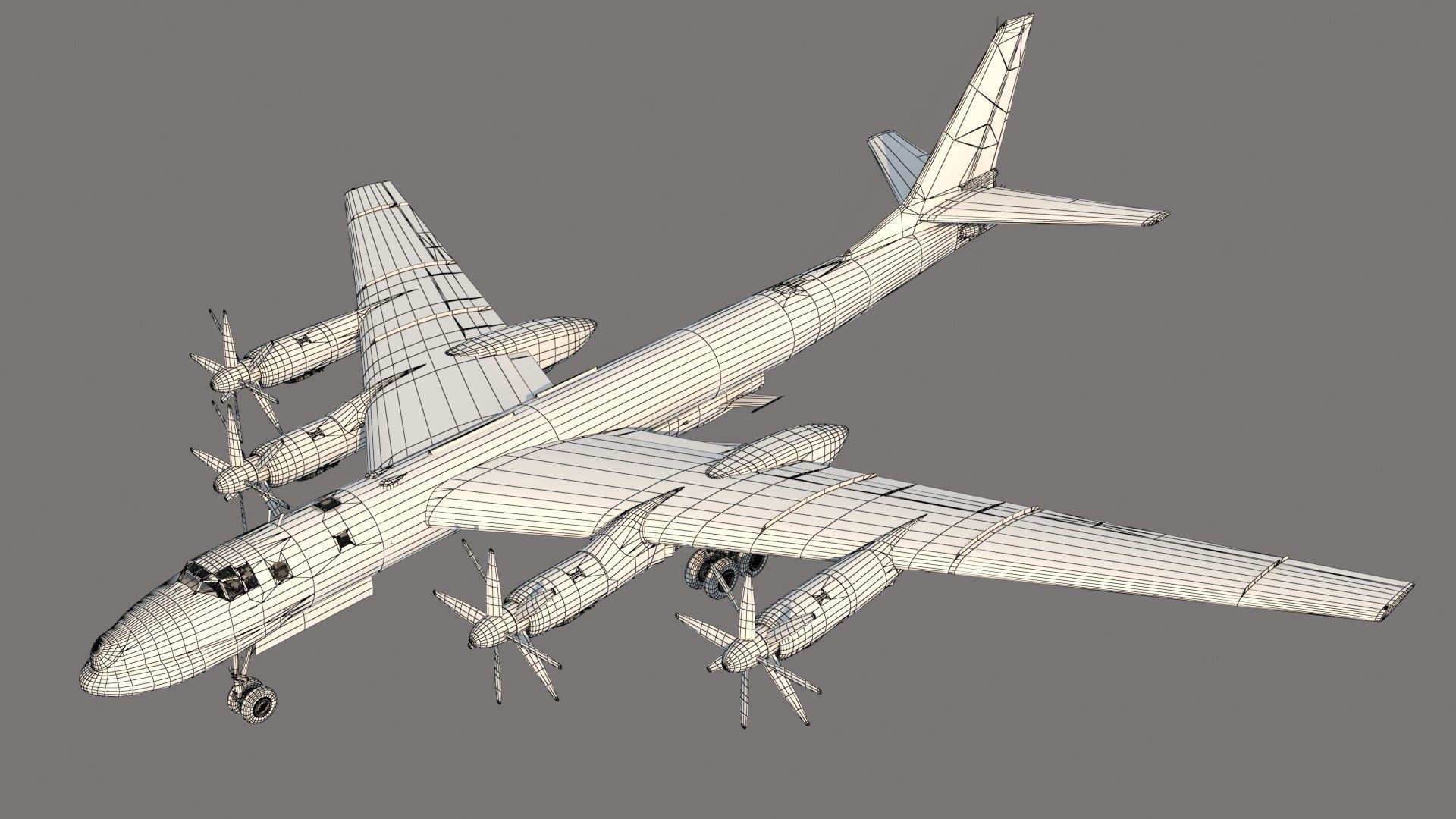 Tupolev Tu-95K Bear-B 3D model_17