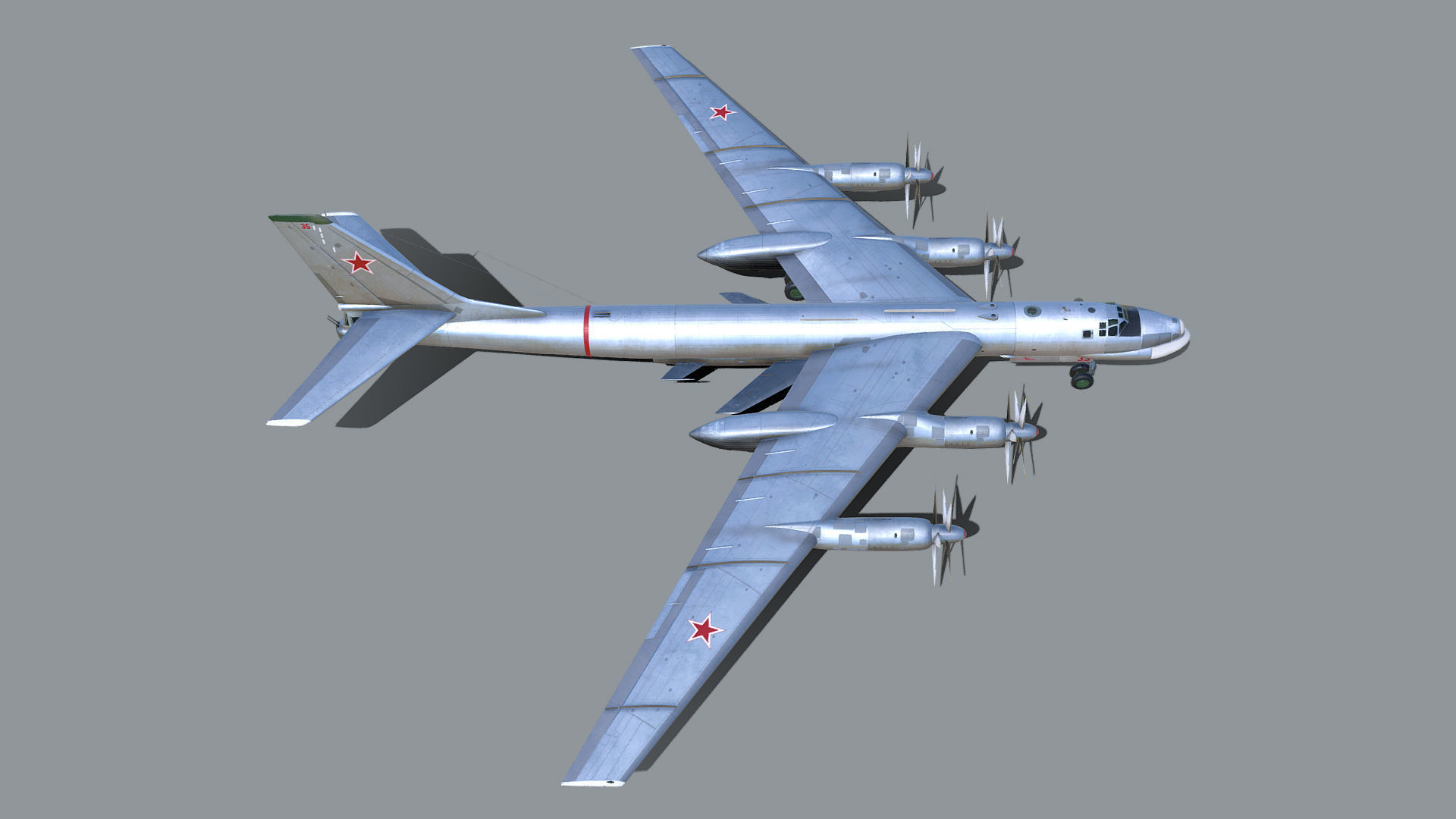 Tupolev Tu-95K Bear-B 3D model_3