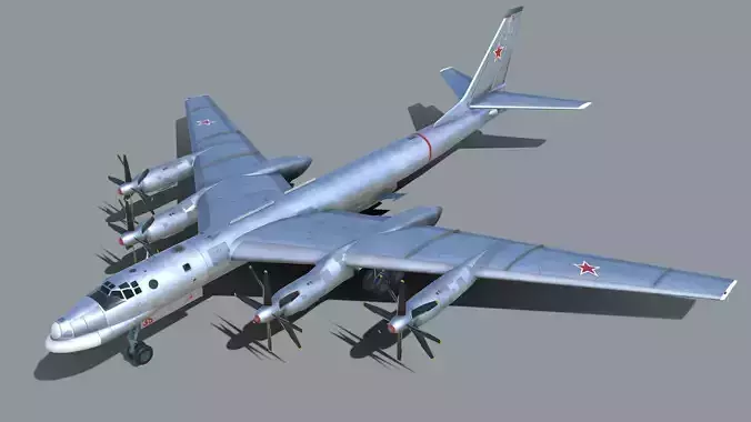 Tupolev Tu-95K Bear-B 3D model