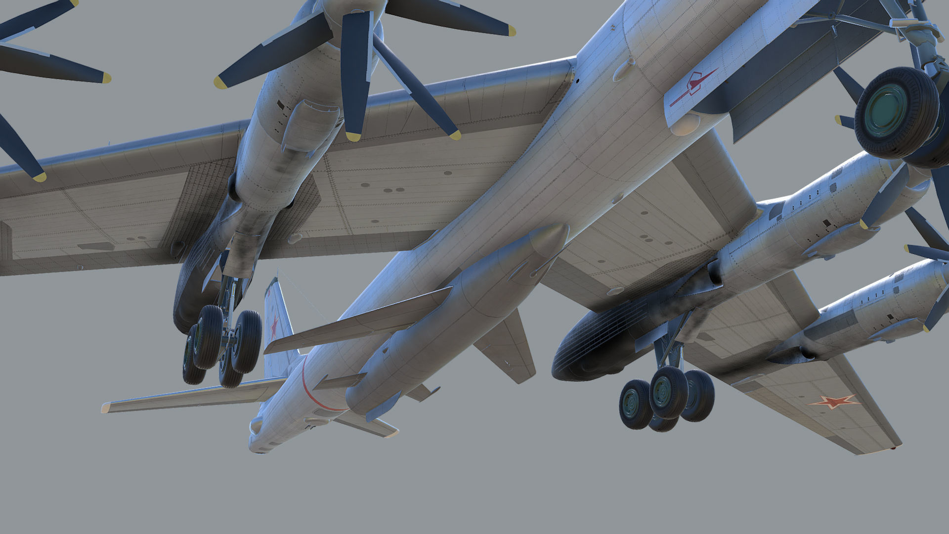 Tupolev Tu-95K Bear-B 3D model_15