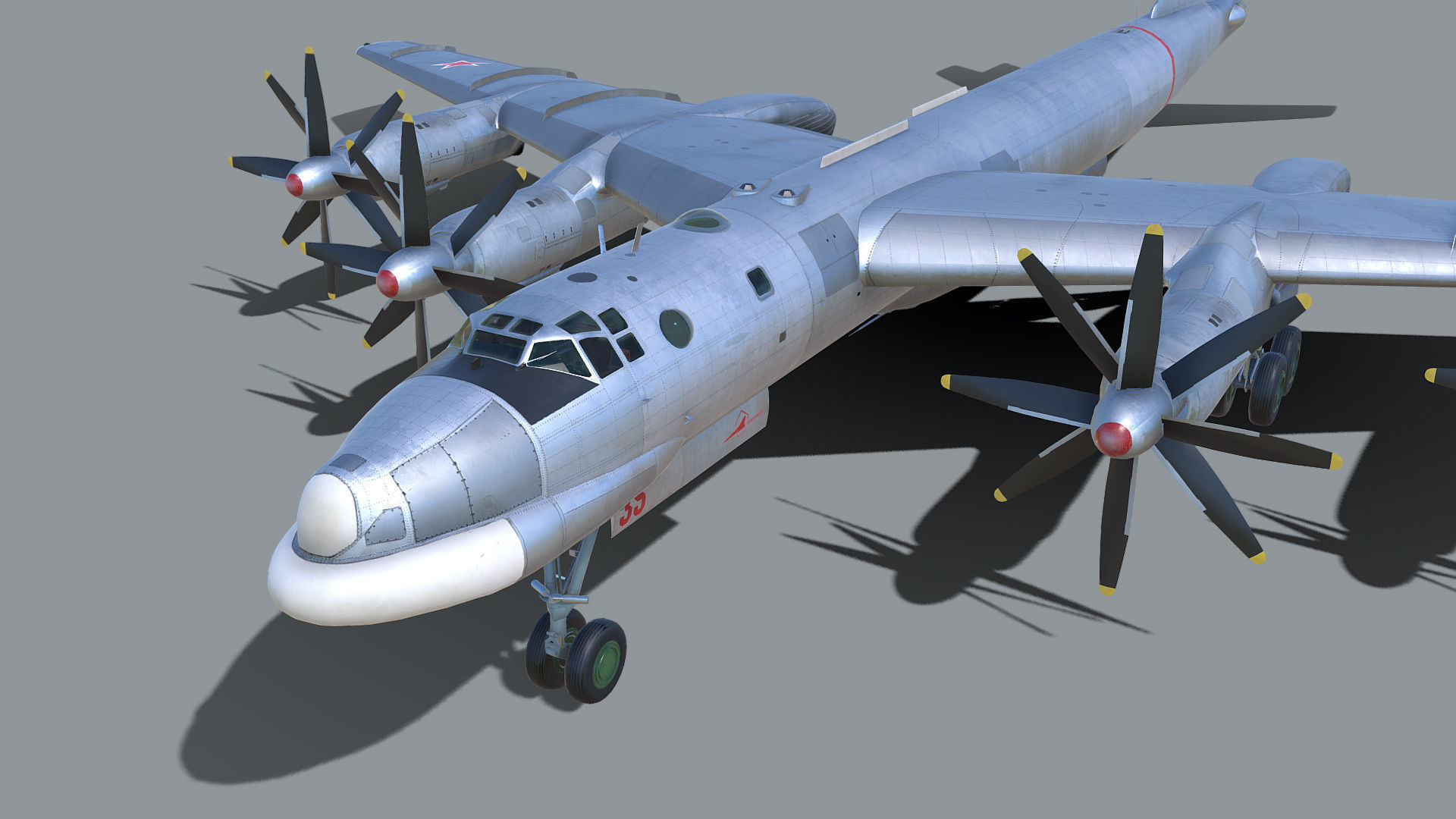 Tupolev Tu-95K Bear-B 3D model_12