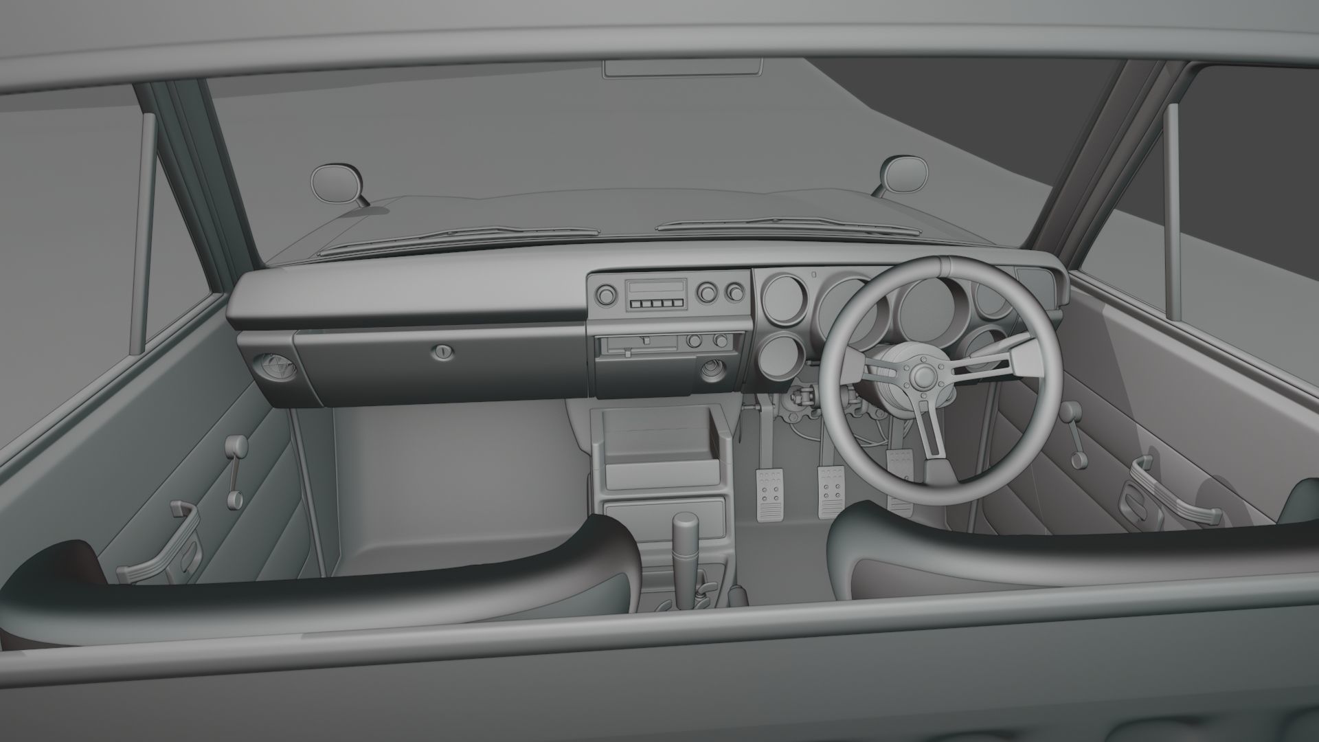 2000gt pickup 3D model_8