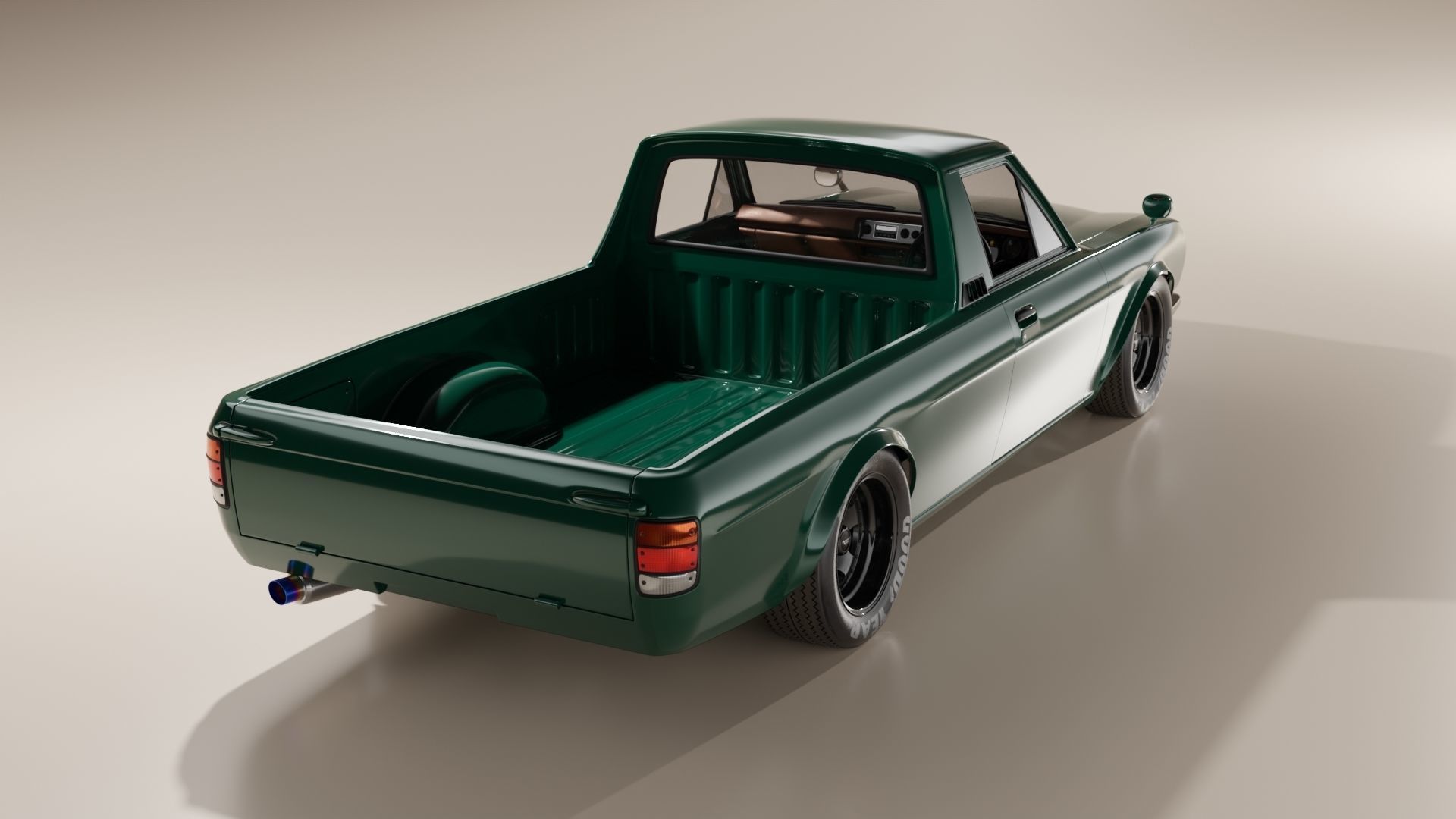 2000gt pickup 3D model_1