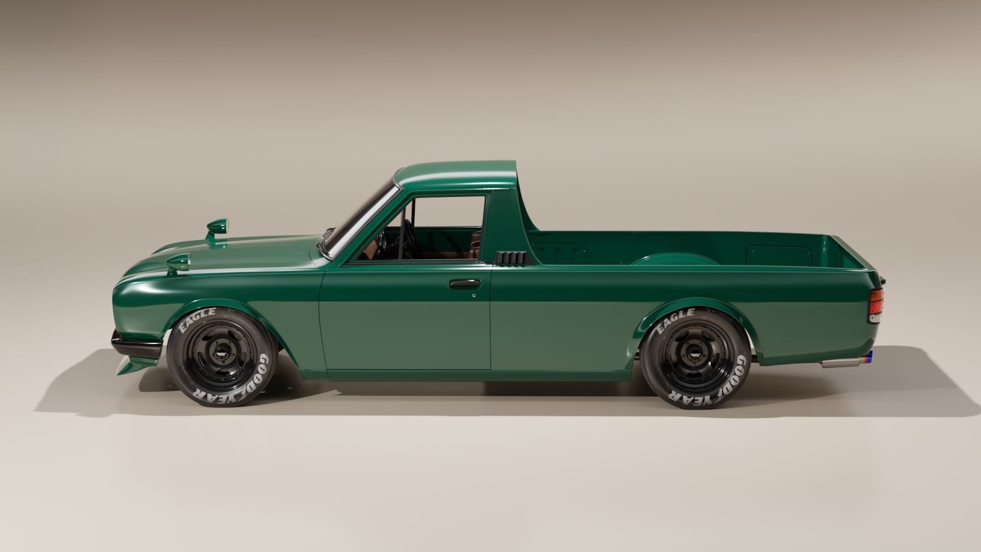 2000gt pickup 3D model_2