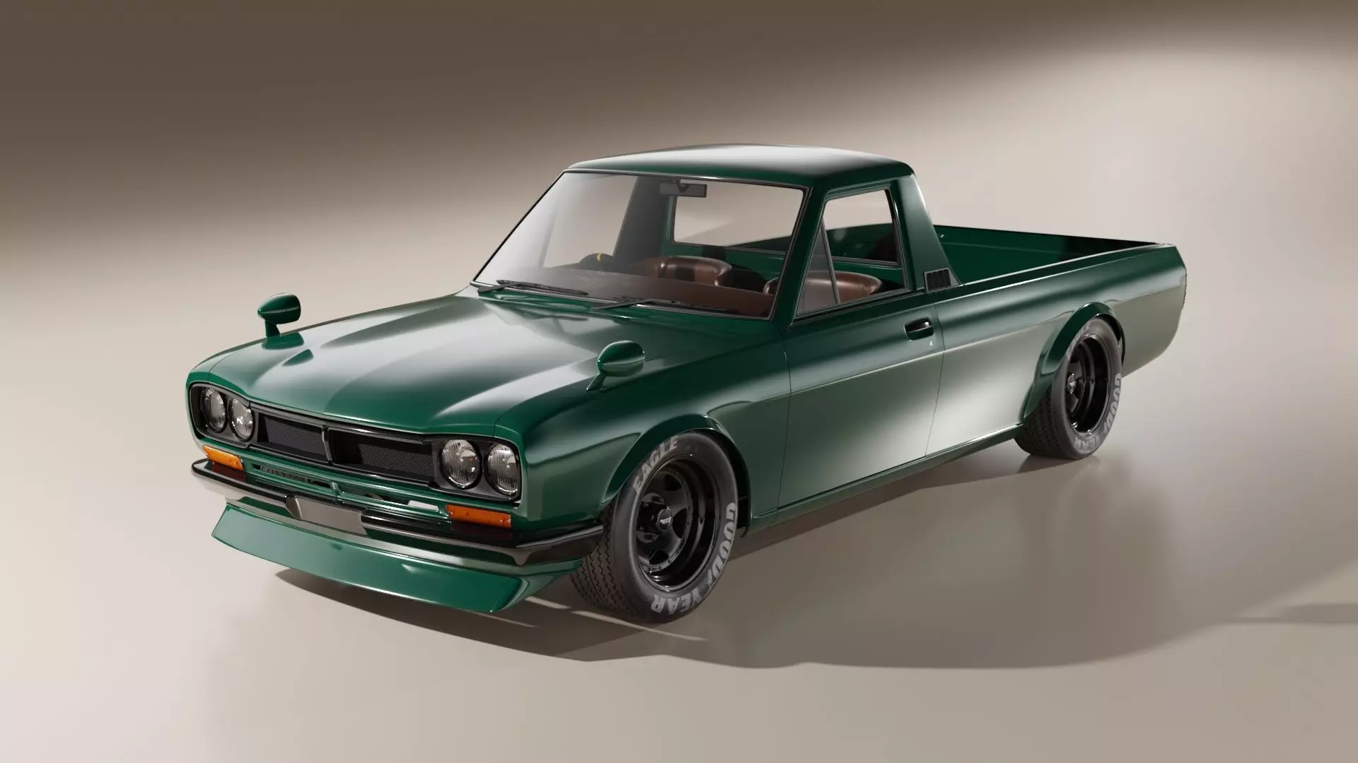 2000gt pickup 3D model_0