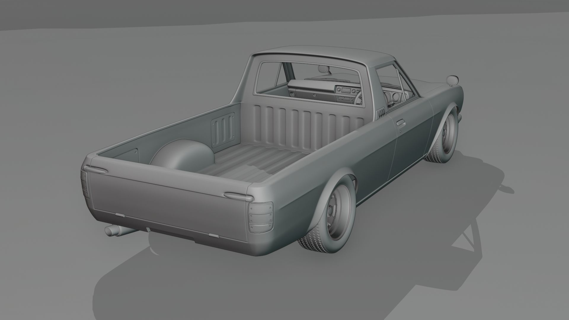 2000gt pickup 3D model_7