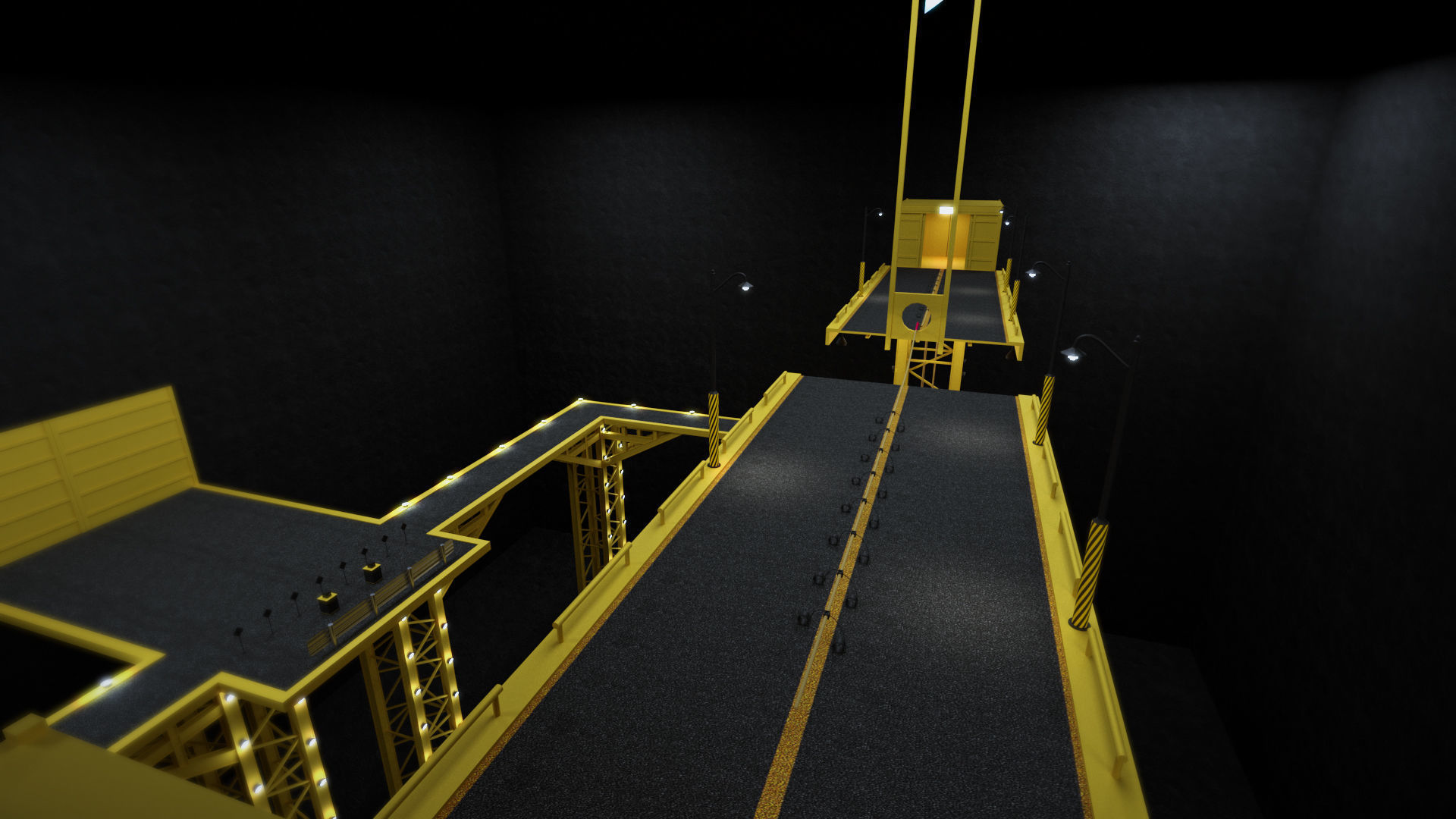 Tug Of War Squid Game Level Low-poly 3D model_6