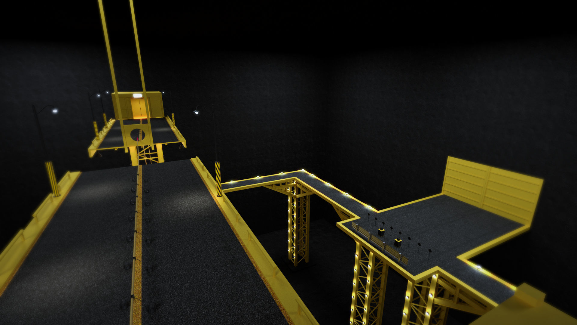 Tug Of War Squid Game Level Low-poly 3D model_5