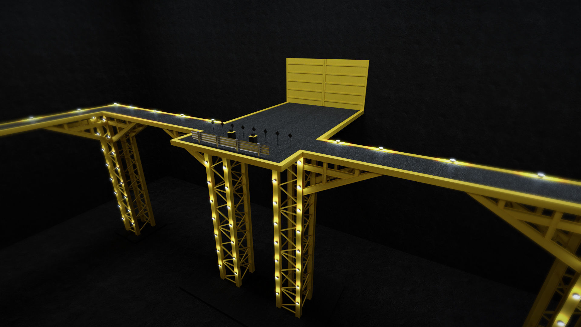 Tug Of War Squid Game Level Low-poly 3D model_4