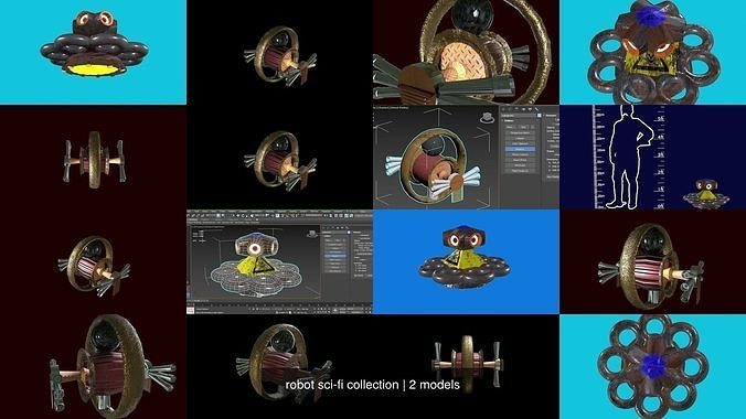 robot sci-fi collection 