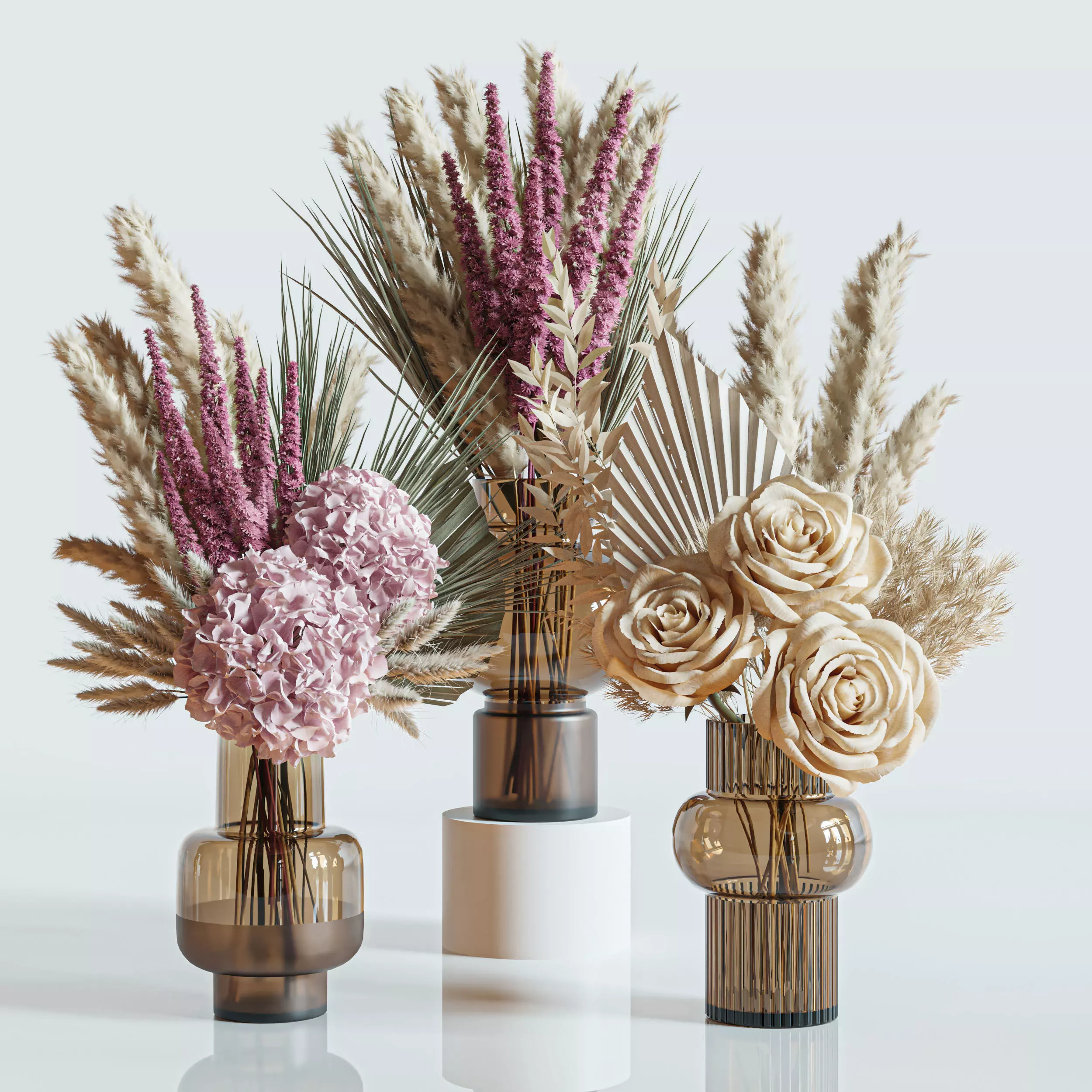 Flower Set 012 3D model_0