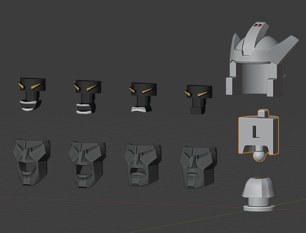 Marvel UK Galvatron Head for FansToys Sovereign 3D print model_16