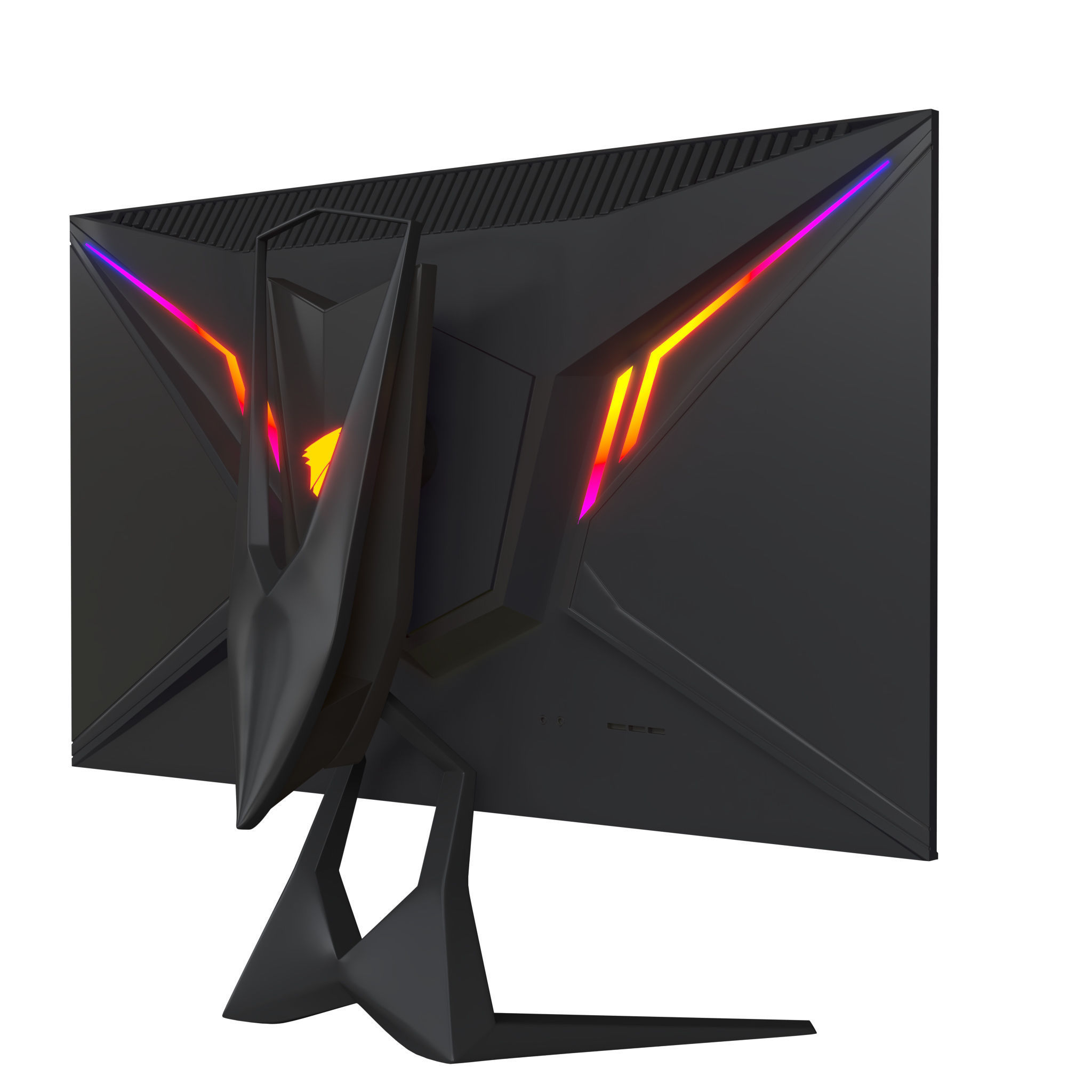 Gigabyte-Aorus-Gaming-Monitor asus gaming monitor 3D model_10