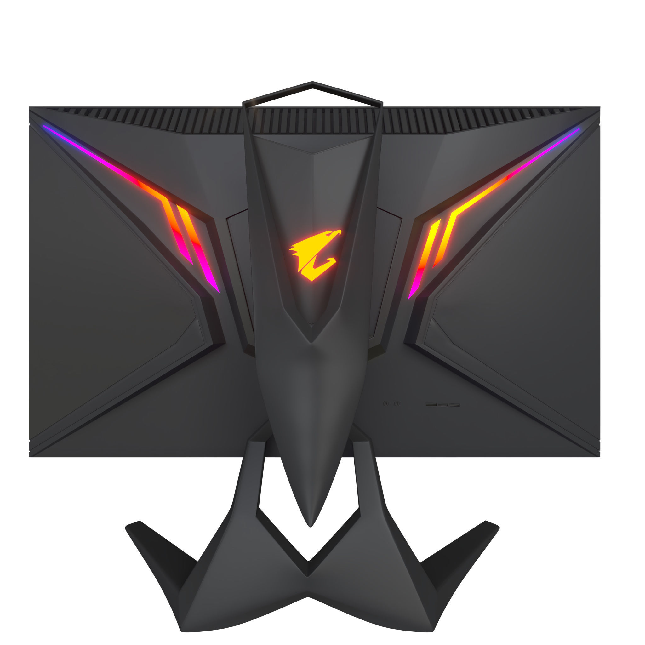 Gigabyte-Aorus-Gaming-Monitor asus gaming monitor 3D model_9