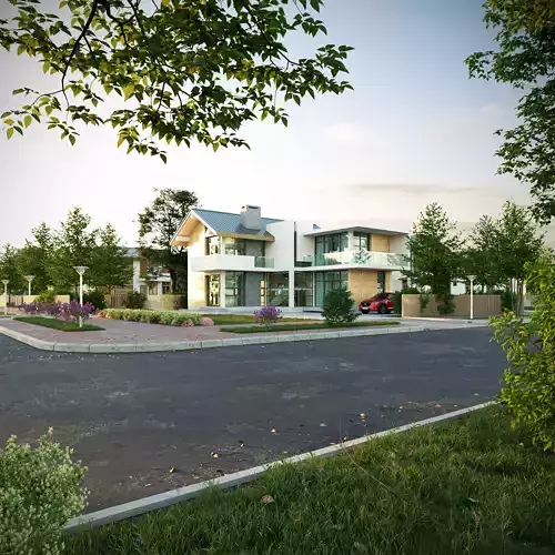 2 Story Modern Style House