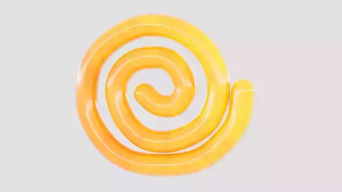 JALEBI orange spiral