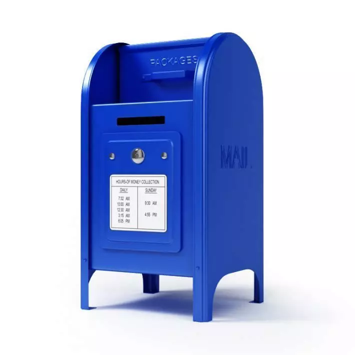 United States Post Office Box 3D model_0