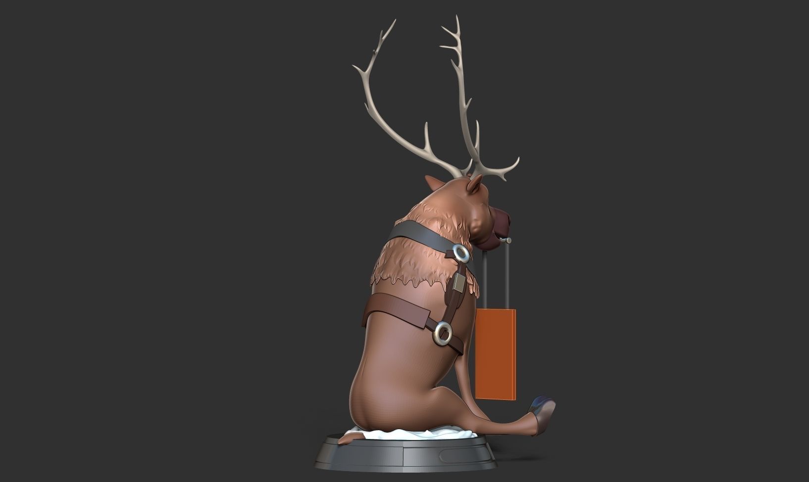 Merry Christmas with Sven 3D print model_15