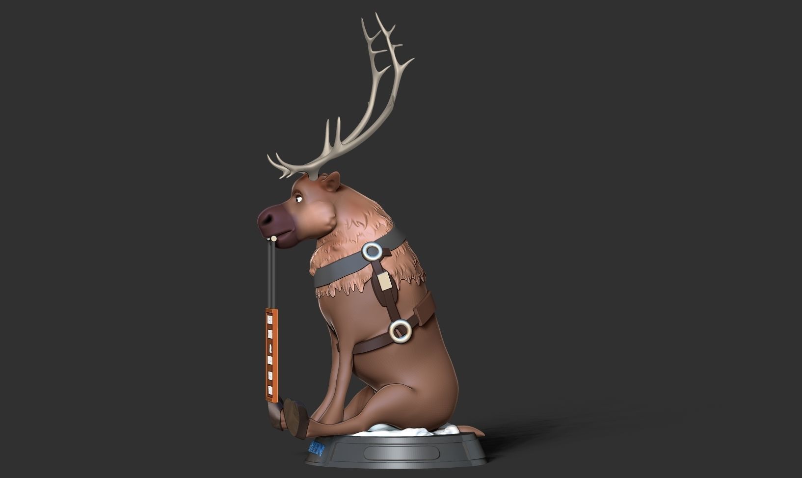 Merry Christmas with Sven 3D print model_7
