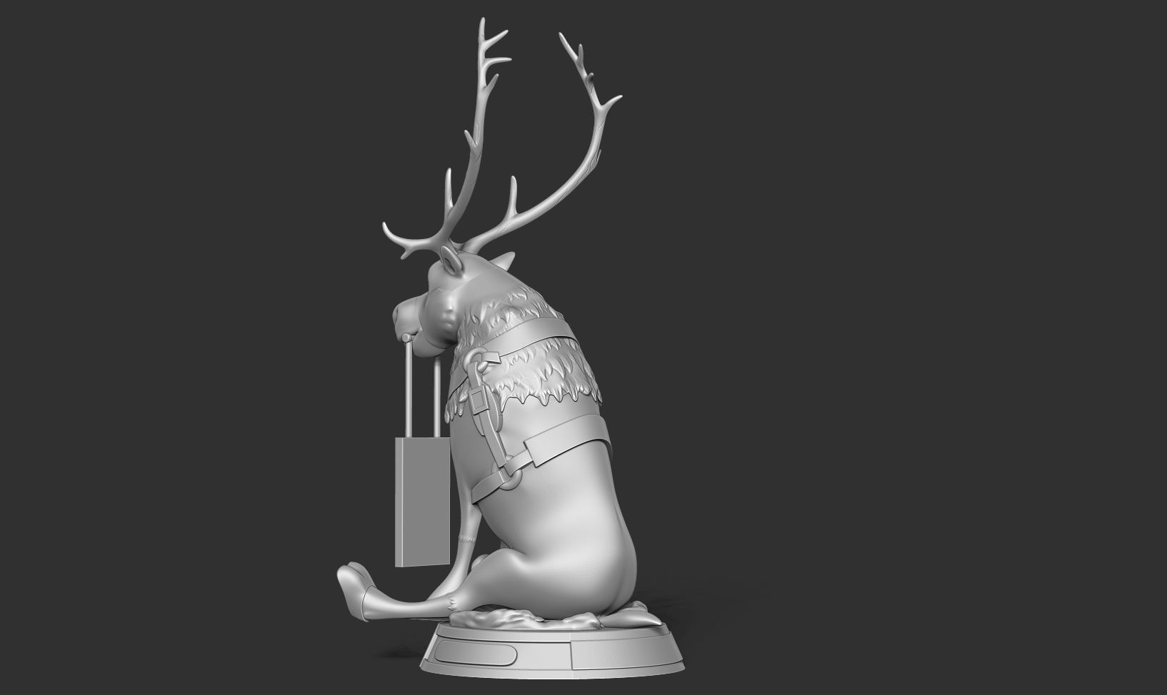 Merry Christmas with Sven 3D print model_16