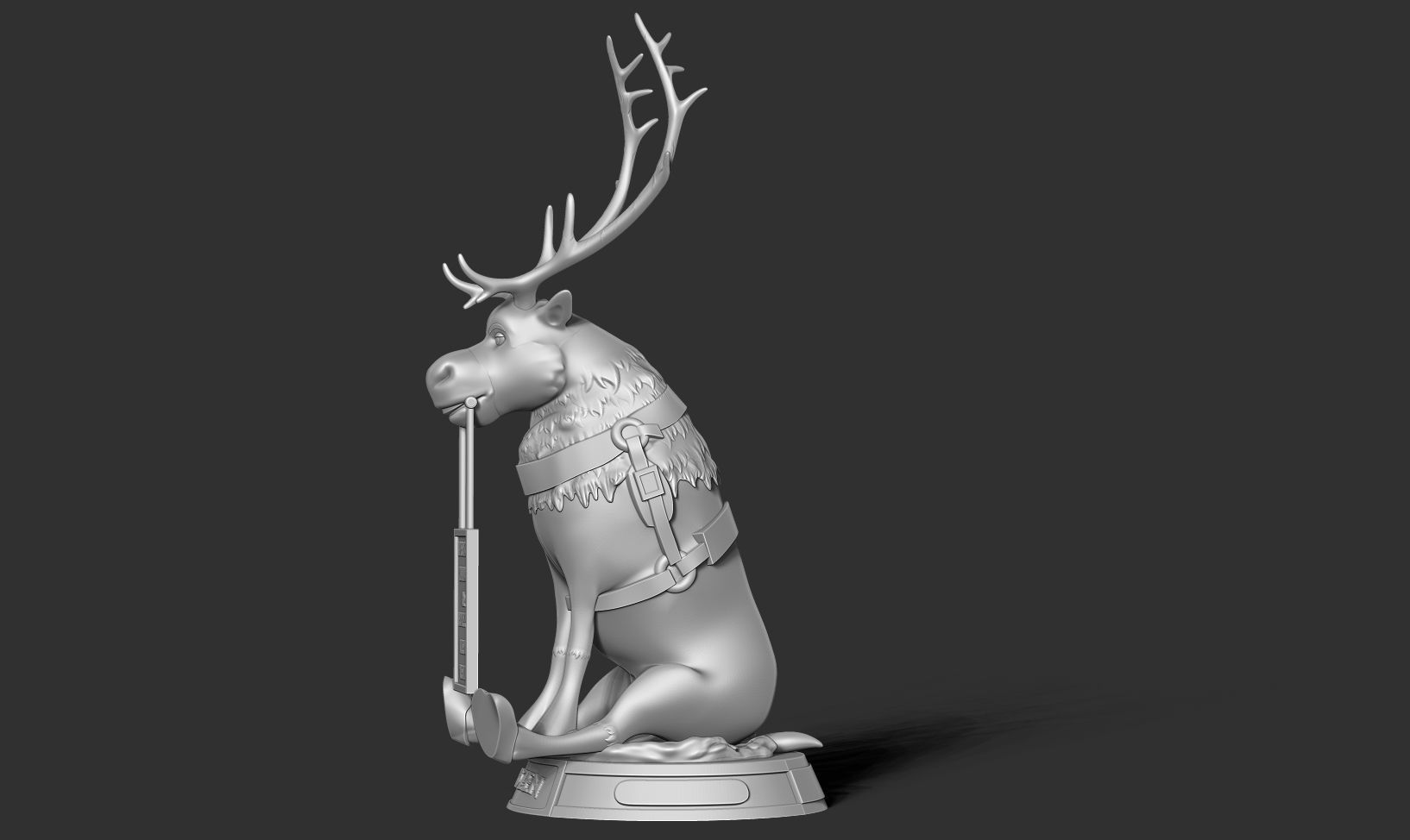 Merry Christmas with Sven 3D print model_8