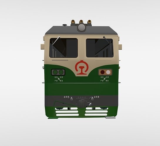 Train chinese 3D model